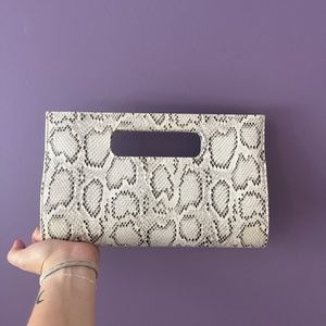 Snakeskin Clutch